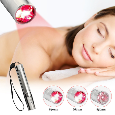 kaufen Tragbare rote medizinische Handlampe 630nm 660nm der Lichttherapie-Taschenlampen-850nm on-line-Fertigung