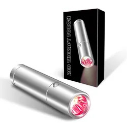 kaufen Tragbare rote Lichttherapie-Infrarotlampen-wieder aufladbare medizinische Lampe 850nm 660nm on-line-Fertigung