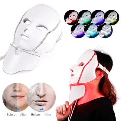 kaufen Alternde rote geführte Farbphoton-Antimaske des Lichttherapie-Infrarotmasken-Gesichts-Badekurort-7 on-line-Fertigung