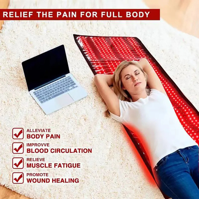 kaufen 945 Stück LEDS Rotlicht Therapie Pads Yoga Mat Led Infrarotlicht Gürtel on-line-Fertigung