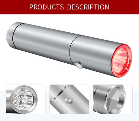 kaufen Geschenkbox verpackte rote helle Fackel 630nm 660nm 850nm 3 LED für Falten verringern on-line-Fertigung