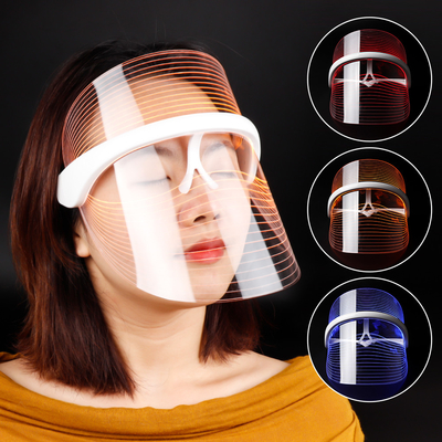 kaufen Wieder aufladbares LED-Lichttherapie-Gesichtsmaske-Photon-Therapie-Licht on-line-Fertigung