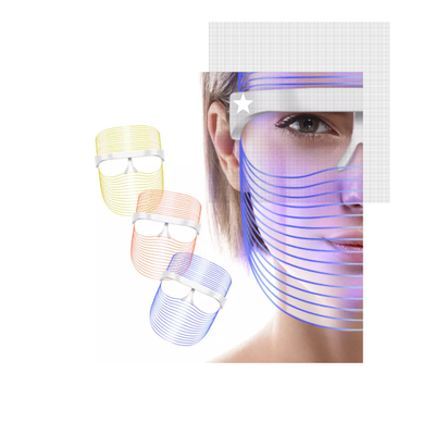 kaufen Geführte 7 Farbrote helle Gesichtsmasken-Gesichts-Infrarotphoton-Berufstherapie on-line-Fertigung