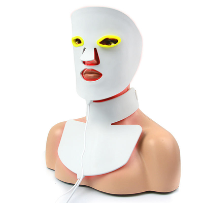 Pdt stellen Farben 630nm der Hals-rote geführte Lichttherapie-Masken-Silikon-Hautpflege-7 gegenüber