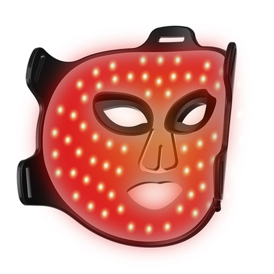 Die drahtlose LED-Lichttherapie-Gesichtsmaske-Energie, die für Haut wieder aufladbar ist, machen glatt