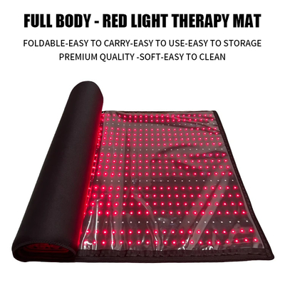 Gewichtsverlust Rotlicht Therapie Pad Nahe-Infrarot Rot LED-Gürtel Für Yoga-Matten