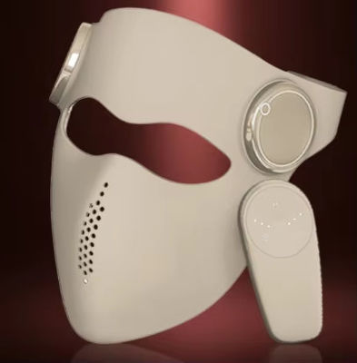 4-Wellenlänge LED-Gesichtsmaske 3D-Design, 288 LEDs (660nm, 460nm, 850nm, 1064nm), Dual Modes, Hautpflege Lichttherapie, CE/FCC/RoHS