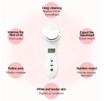 erhitzen Gesichtsgeräte der schönheits-1000mAh abkühlenden galvanischen Ion Facial Massager