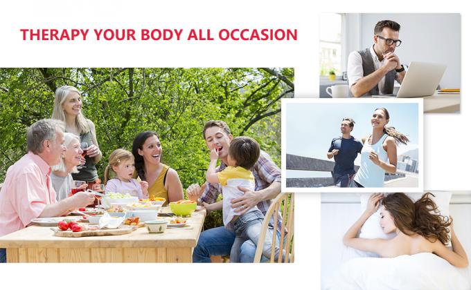 Gewichtsverlust Rotlicht Therapie Pad Nahe-Infrarot Rot LED-Gürtel Für Yoga-Matten 4