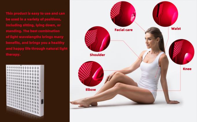660nm nahe Aluminium der Infrarotlampen-rotem geführtem Lichttherapie-Platten-850nm 45w 1